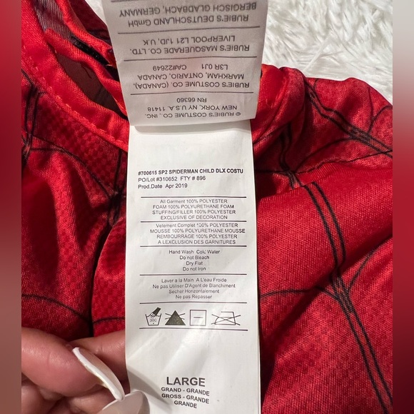 Amazing Spider-Man Costume Marvel - Picture 4 of 4